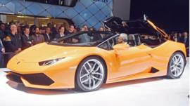 The new Lamborghini Huracan LP 610-4 Spyder