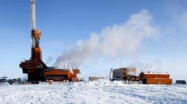 Conoco-Phillips oil rig in Alaska