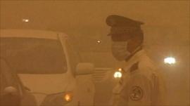 Sandstorm in Baghdad