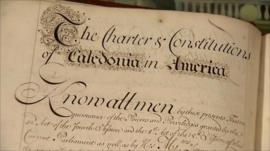 Document relating to the failed Darien scheme