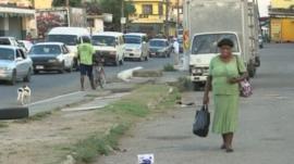 Street scene in Jamaica