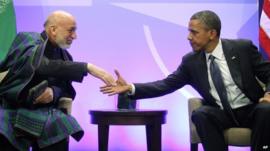 Obama and Karzai