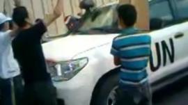 UN vehicle