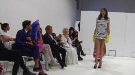 Queen, Elton John and Katy Perry lookalikes view models on catwalk