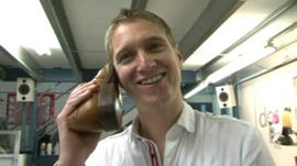 Testing a shoe phone