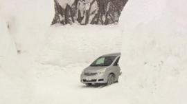 Car in snow