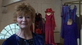 Fashion designer Denise Stracey
