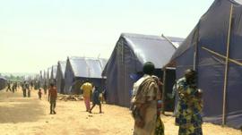 A camp for people expelled from Rwanda (August 2013)