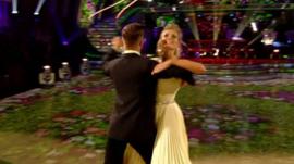 Rachel Riley dancing with Pasha Kovalev