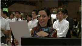 LJ Rich tries out 'instant translate' glasses