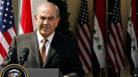 Iraq's former Prime Minister Iyad Allawi