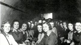 Air raid shelters were used during World War Two by many British residents