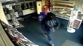 Oldham Post Office robbery CCTV