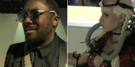 Will.i.am and a 3D print out