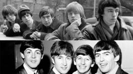 The Rolling Stones and The Beatles in the 1960s