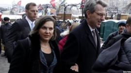 Victoria Nuland and Geoffrey Pyatt, Kiev, 10 December