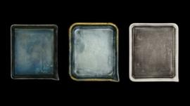John Cyr's photos of famous photographers' developer trays