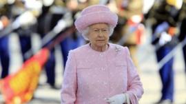 The Queen pays her respects