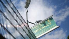 School sign