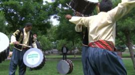 Ramadan drummers