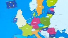 EU map without the UK as a member