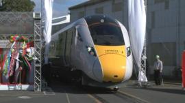 GWR's new trains unveiled at ceremony in Japan