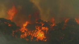 Bushfire in southern Australia