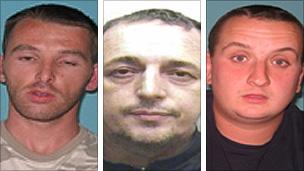 From left: Charles Oliver, Anthony Rouse and Anthony Cenci - _48576252_drugs-composite2