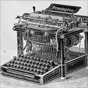 A Remmington typewriter from 1880