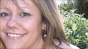 Image caption Karen Brookes was stabbed three times in the chest - _49738494_karenbrookes_226