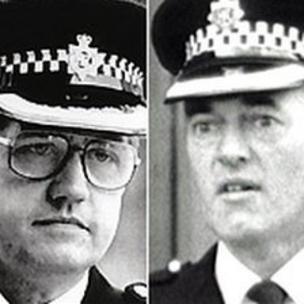 Police officers David Duckenfield and Bernard Murray