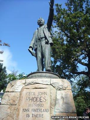 Rhodes statue, South Africa