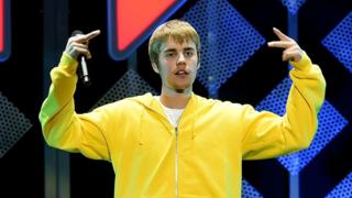 Justin Bieber performs in concert in 2016