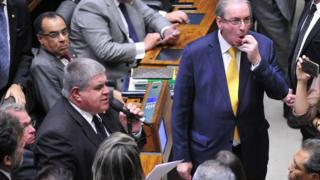 Carlos Marun falando na sessão que resultou na cassação de Cunha