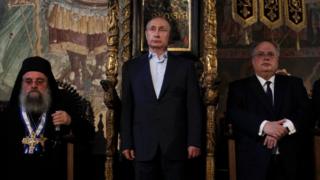 Vladimir Putin Visits Mount Athos, All-male Orthodox Enclave - Bbc News