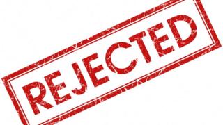 Rejected sign