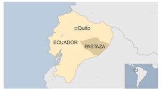 Map of Ecuador