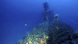 Apparent wreckage of HMS P311