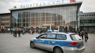 Cologne central station - file pic