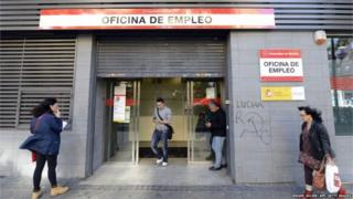 Unemployment office in Spain