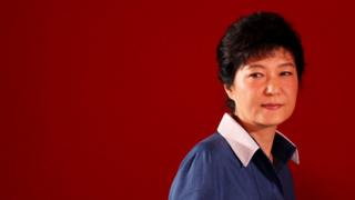 Park Geun-hye attends a national convention of the ruling Saenuri Party in Goyang, north of Seoul, South Korea 20 August 2012.
