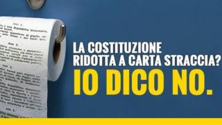 #IoDicoNo campaign poster