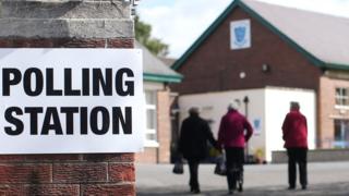 A polling station