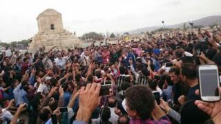 شرکتکنندگان مراسم کورش