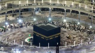 Pilgrims circumambulate the Kaaba during the Umrah (file photo)