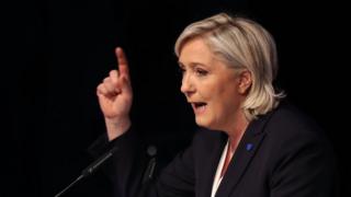 Marine Le Pen, France's far-right leader and presidential candidate