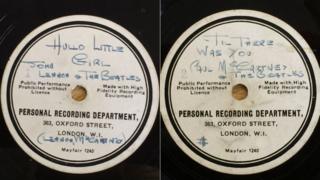 First Beatles record