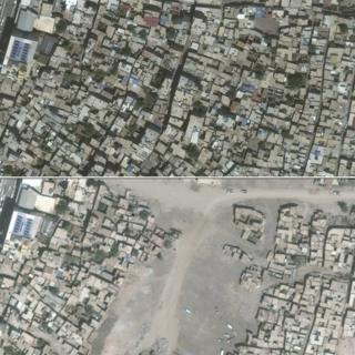 UN handout photo showing demolitions in Sur, Turkey (March 2017)