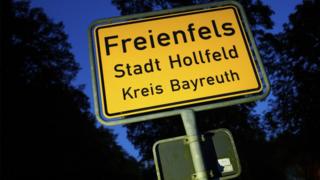 Village sign for Freienfels