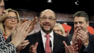 Newly elected SPD chairman and candidate for the upcoming general election Martin Schulz, 19 March